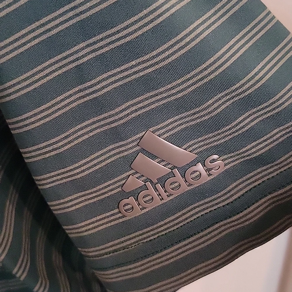 Adidas Climachill Athletic Gold Polo Green Mens XL‎